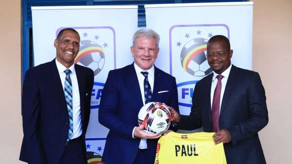 Paul Put being unveiled at FUFA house