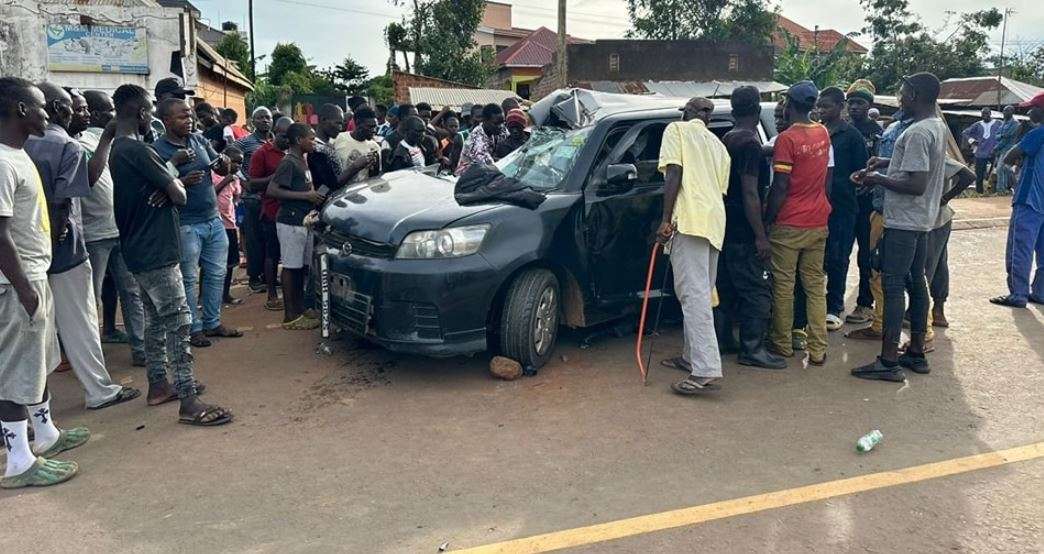 Buganda Royal Institute students accident vehicle