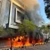 Uganda house in Nairobi on fire