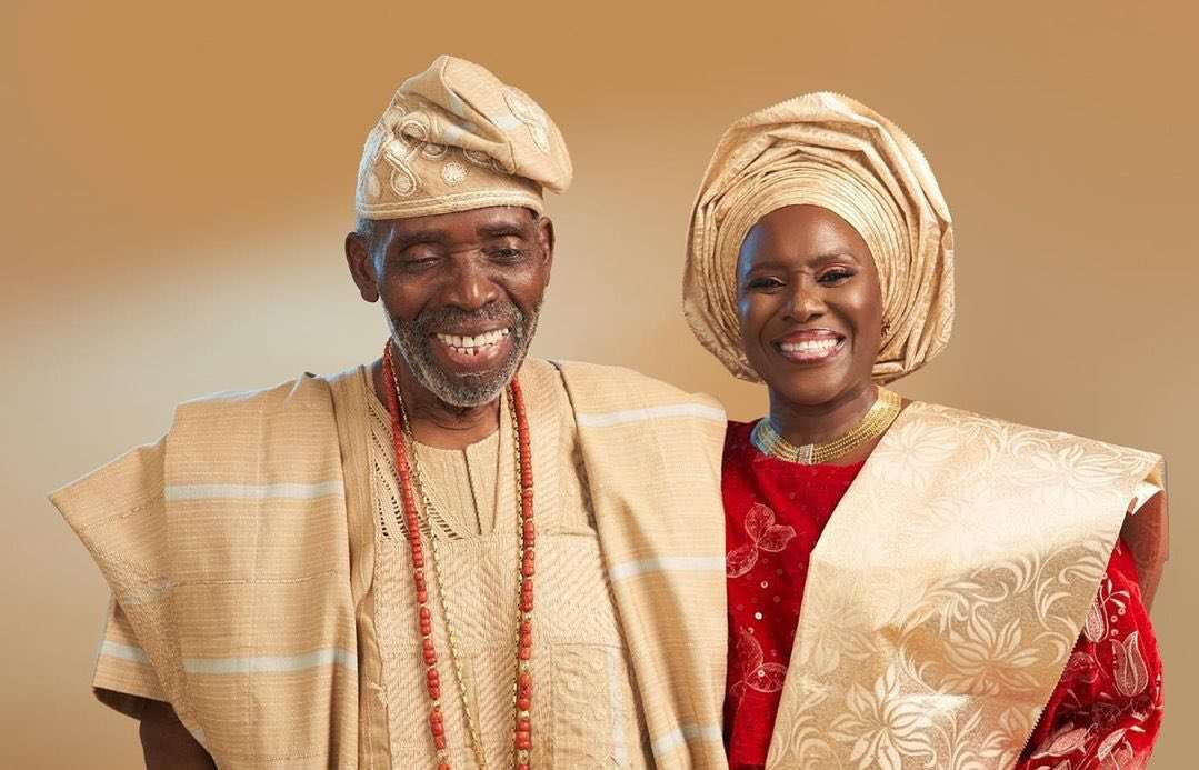 Olu Jacobs and wife Joke Silva